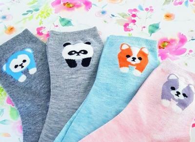Skarpetki - zwierzaki 🐵🐼🦊🐶