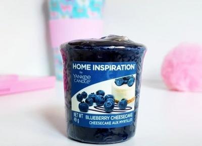 🌸 Justyna 🌸 on Instagram: “Sampler Blueberry Cheesecake od Yankee Candle, z serii Home Inspiration. 😍 Połączenie jagód z sernikiem? dla mnie absolutnie cudooo! 💖…”