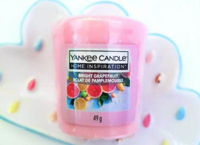 pastelowyblog.pl: Bright Grapefruit - sampler od Yankee Candle z serii Home Inspiration