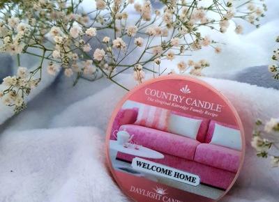 pastelowyblog.pl: Welcome Home, daylight, świeczka zapachowa - Country Candle