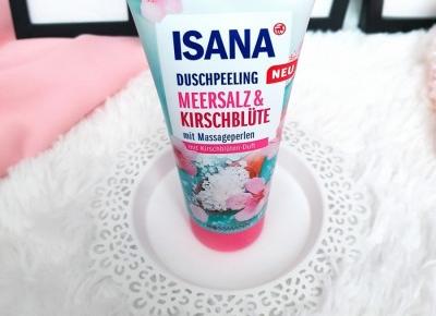 🌸 Sól morska i kwiat wiśni 🌸 peeling pod prysznic 🌸 Isana 🌸