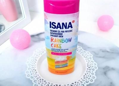 🌈 Rainbow cake 🌈 żel pod prysznic od Isana 🌈