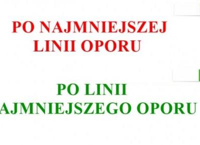 „Po najmniejszej linii oporu”, czyli o poprawnej polszczyźnie słów kilka – Warto Wiedzieć Więcej