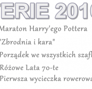                 Bakusiowe Bzdetki: FERIE 2016