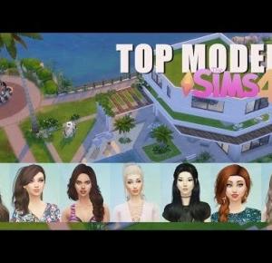 TOP MODEL #1 Sims 4 - modelki, dom i GŁOSOWANIE