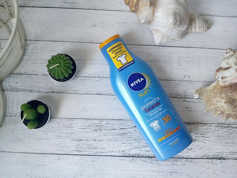 Nivea sun protect & bronze - Testowanie z pa2ul