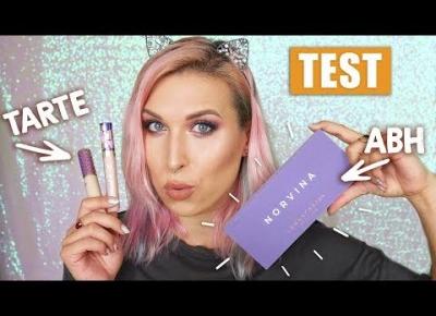 ♦ Test palety NORVINA, swatche + porównanie korektorów TARTE ♦ Agnieszka Grzelak Beauty