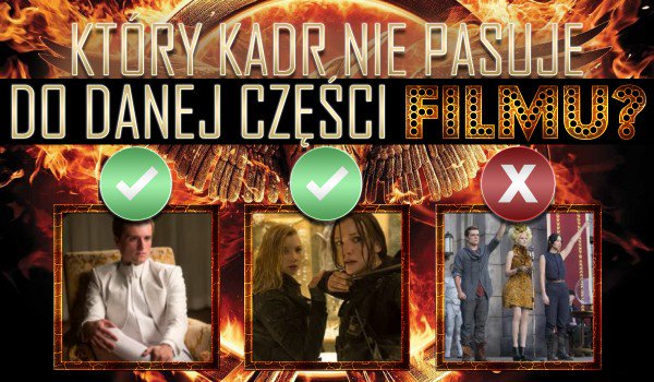 Który kadr nie pasuje do danej części filmu?