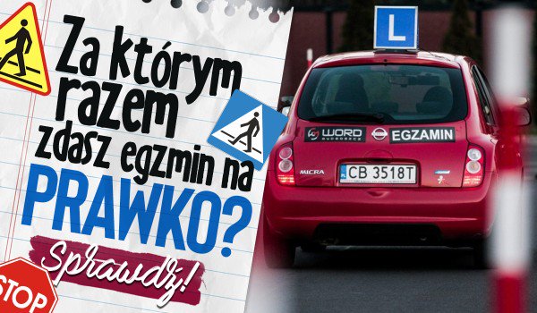 Za którym razem zdasz prawko?