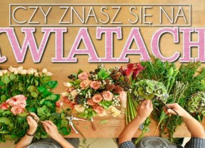 Czy znasz się na kwiatach?