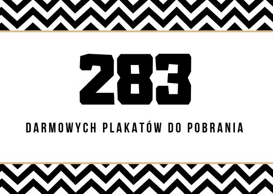 283 darmowych plakatów do samodzielnego wydruku | plakatówka