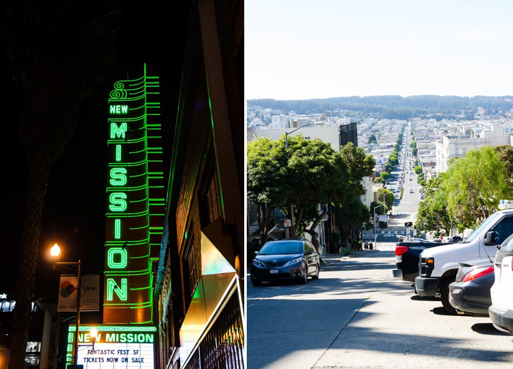 Wzgórza i nierówności San Francisco
