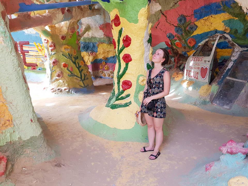 Czerwonym kabrioletem do San Diego przez Salvation Mountain - USA