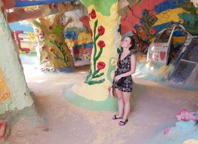 Czerwonym kabrioletem do San Diego przez Salvation Mountain - USA