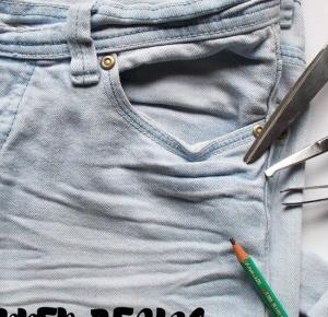 Julia Lipska: DIY:RIPPED JEANS