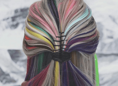 Inspiracje na kolorowe włosy