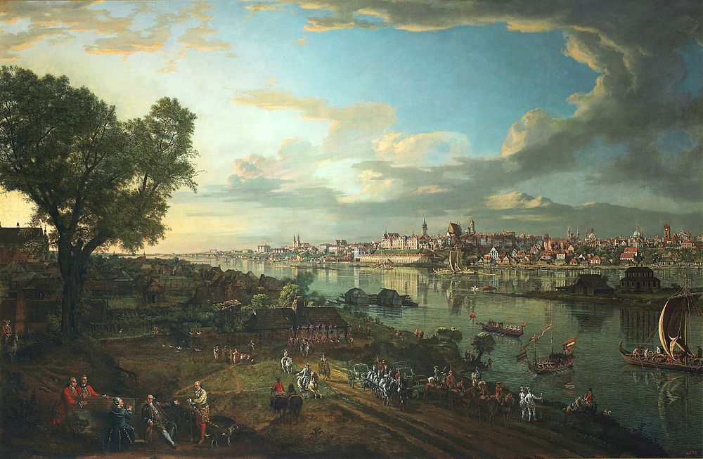 Warszawa XVIII wieku na obrazach Bernarda Bellotto (Canaletto) - Pourri | Kultura niepopularna