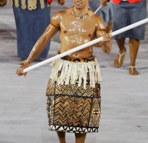 Rio 2016. Pita Nikolas Taufatofua, chorąży Tonga, zrobił furorę podczas ceremonii otwarcia