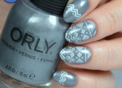 Orly Up All Night + zimowy sweterek | REDHEAD NAILS (AND MORE)