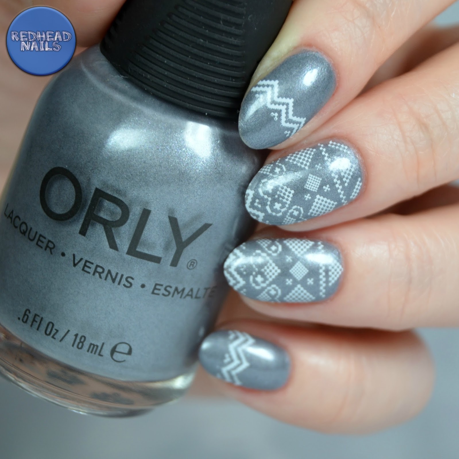 Orly Up All Night + zimowy sweterek | REDHEAD NAILS (AND MORE)
