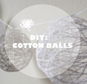 DIY: COTTON BALLS - Renata  blog