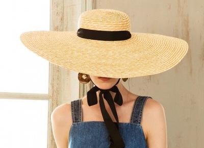 Nowy trend - słomkowe kapelusze XXL