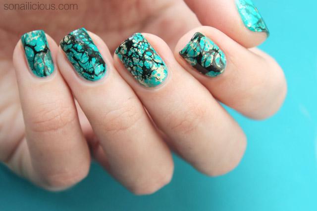 Nowy trend - turkusowy manicure