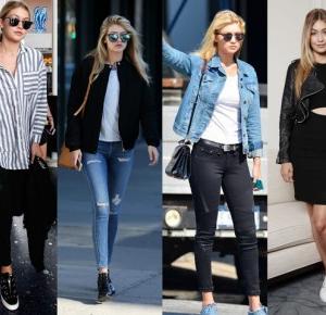 The Rose Style: Outfit to school by Gigi Hadid