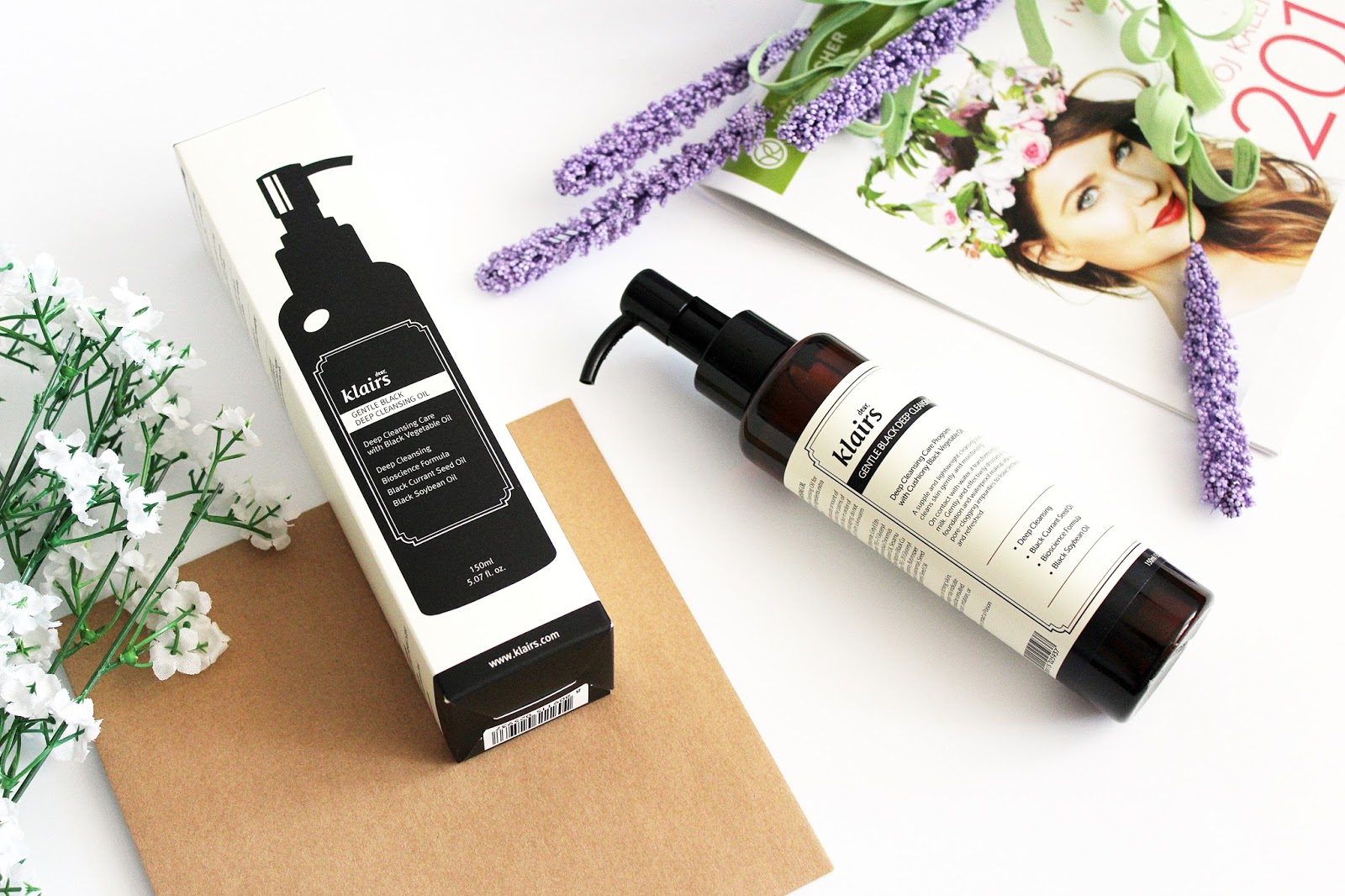 Klairs, Gentle Black Deep Cleansing Oil  - Sakurakotoo