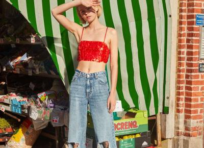 Długość mini w nowej kolekcji Bershka na lato 2020 - króciutkie topy, spódniczki i sukienki.