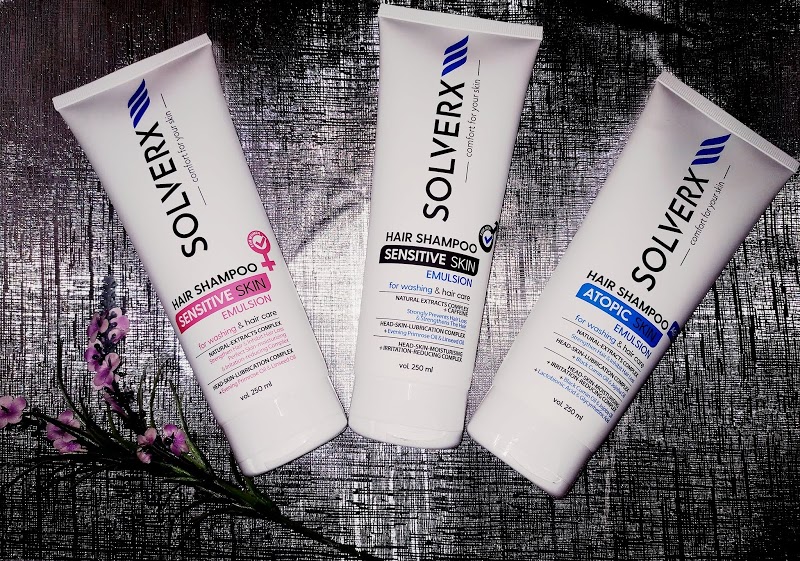 Opinia recenzja szamponów Solverx Sensitive Skin oraz Atopic Skin w postaci emulsji