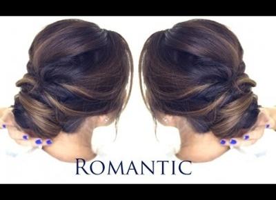 5-MINUTE Romantic Bun Hairstyle | EASY Updo Hairstyles
