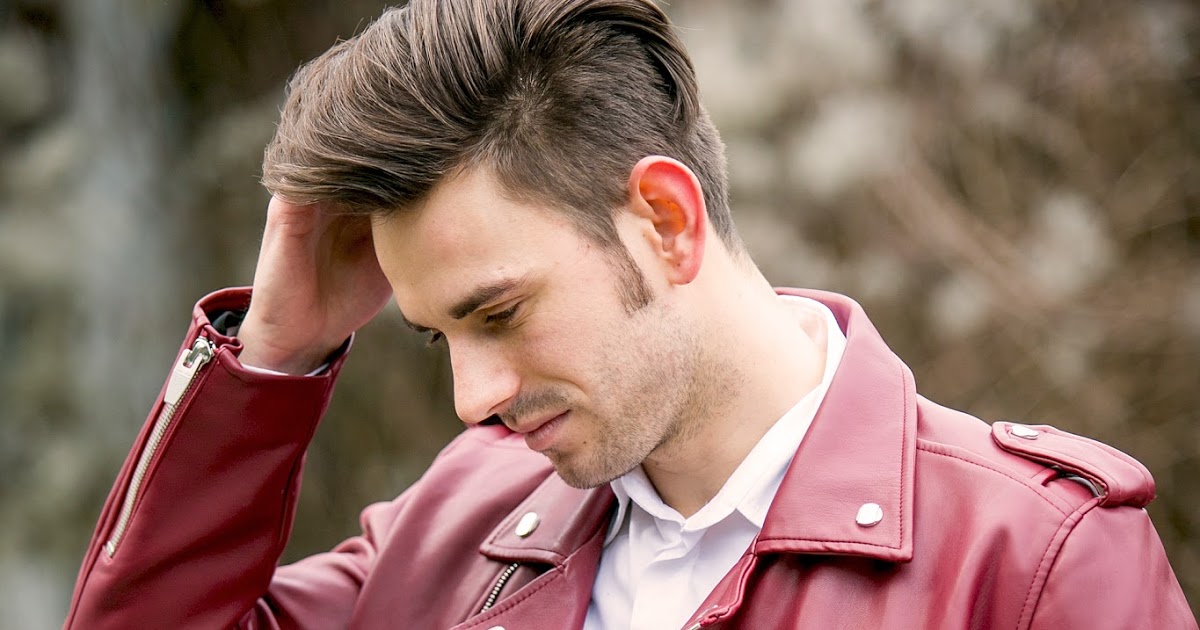 STYLE #10 - Maroon jacket Zara          ~           Simple Men