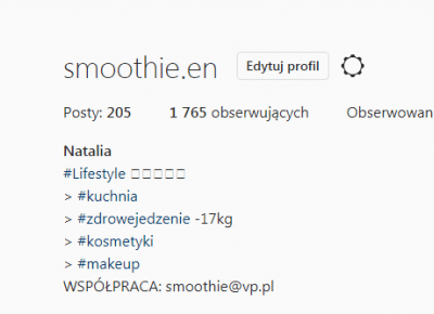 INSTAGRAM - blogiem, a może pracą ?