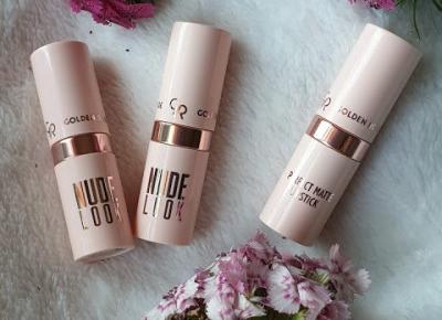 Nude Look Golden Rose - pomadki i wypiekany róż - RECENZJA