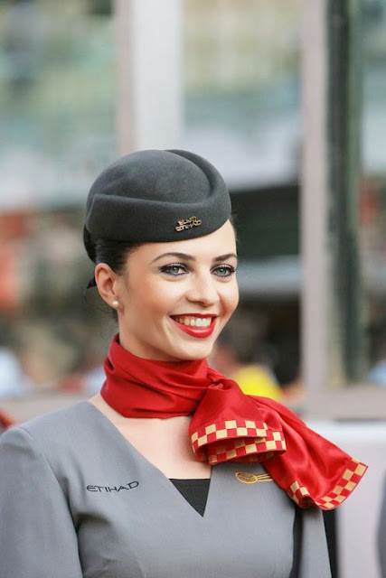 High Fashion: Etihad Airways Flight Attendant Uniforms 