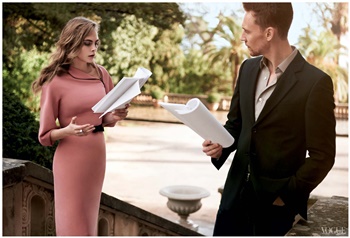 Cara Delevingne i Tom Hiddleston w sesji dla Vogue – Pełna Coolturka