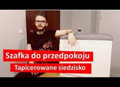 Szafka do przedpokoju w stylu IKEA | tapicerowane siedzisko | TUTORIAL