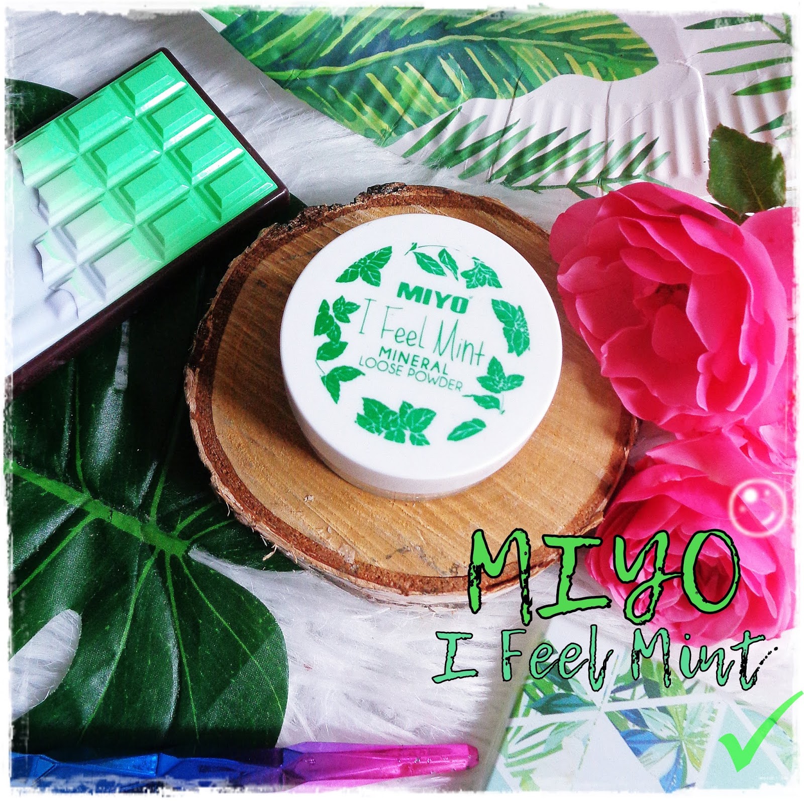 MIYO, I Feel Mint Loose Powder, Puder Mineralny  | Kolorowy Świat Terii