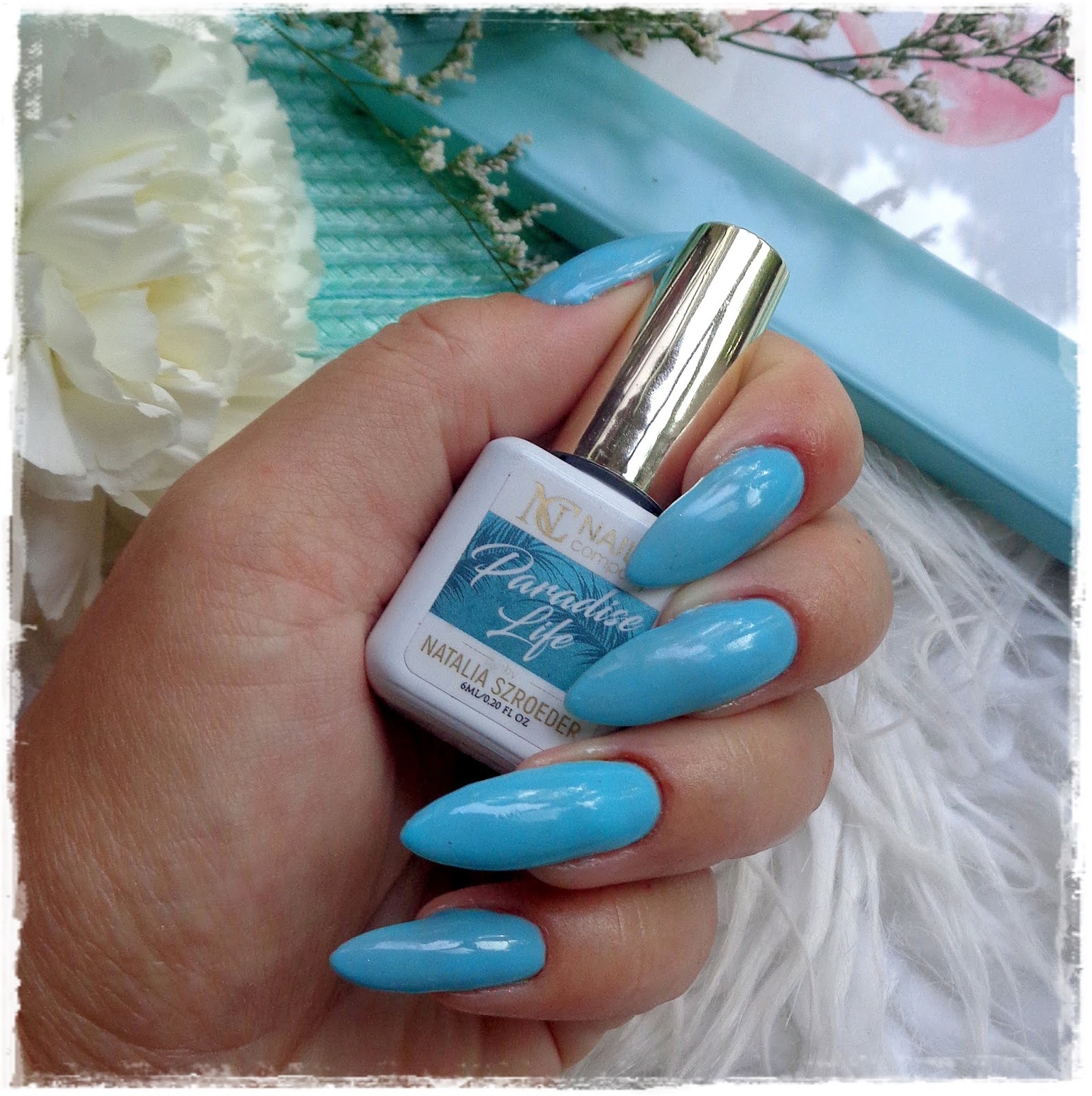 NailsCompanY, Paradise Life- Cudowny Odcień Blue | Kolorowy Świat Terii