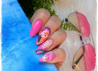 Letnie Paznokcie, Nails Company Glam Orchidea Po Raz Drugi  | Kolorowy Świat Terii