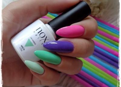 NoxNails, Rainbown Nails  | Kolorowy Świat Terii