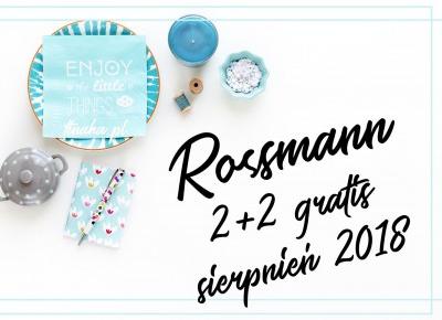 Promocja, która powinna Cię zainteresować: Rossmann 2+2 gratis ( sierpień 2018 )