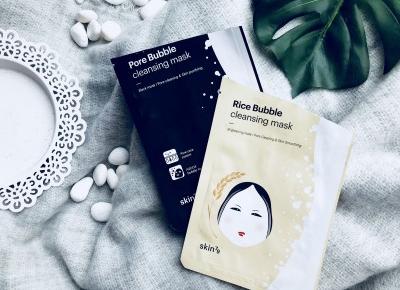 MASKI W PŁACIE SKIN79: RICE BUBBLE vs. PORE BUBBLE | TINAHA - uroda, lifestyle, kobieta