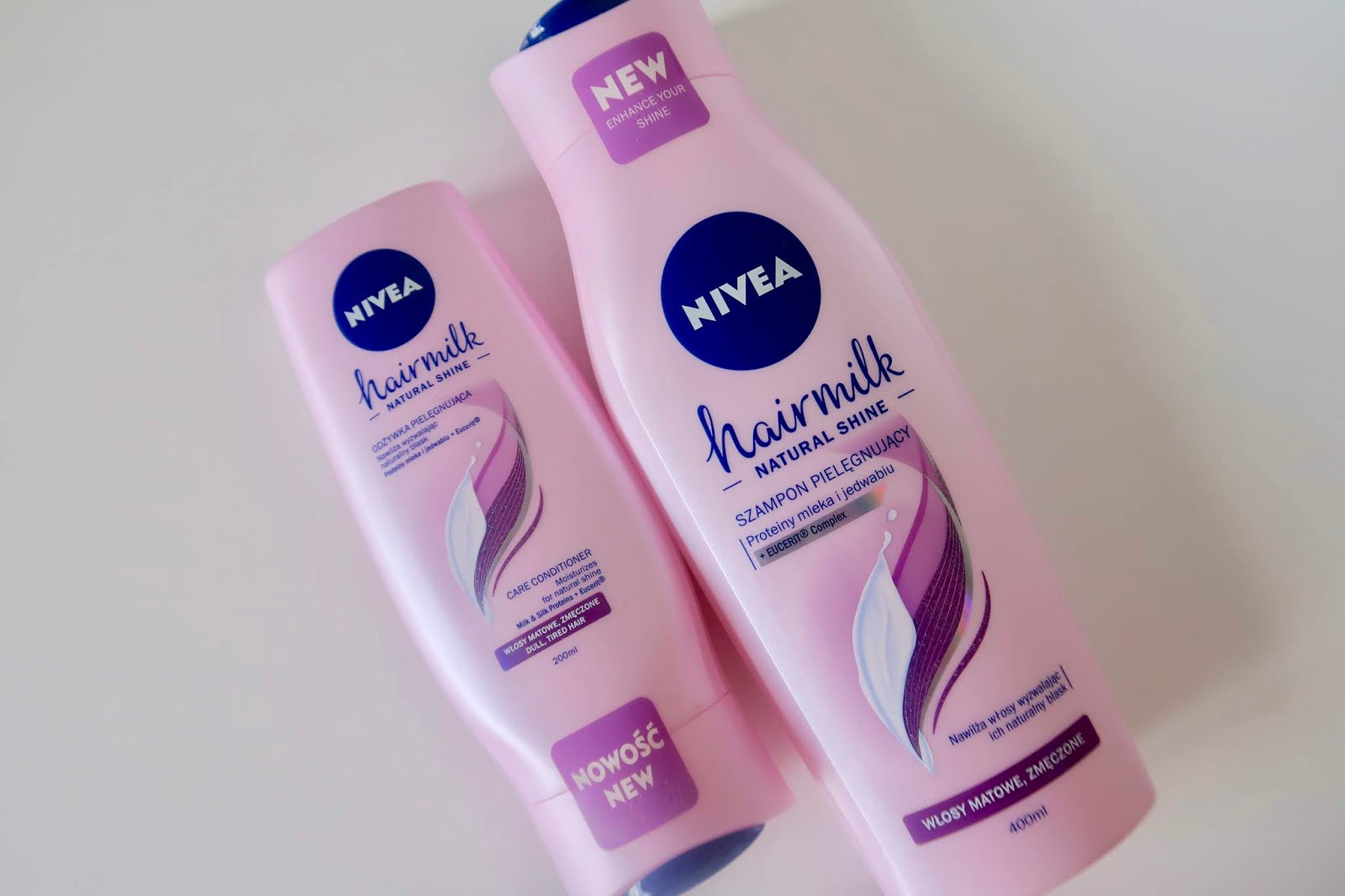 #113 HAIRMILK NATURAL SHINE - SZAMPON I OD?YWKA | NIVEA