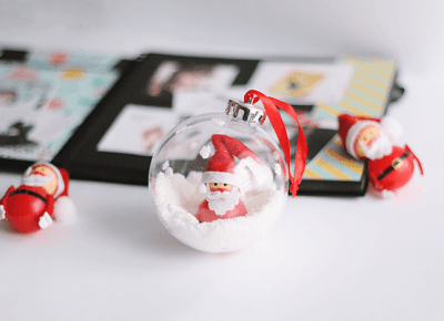 PATRYCJA PIANKOWSKA: DIY: santa claus in bauble