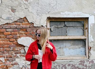 twinslife.pl: RED denim jacket