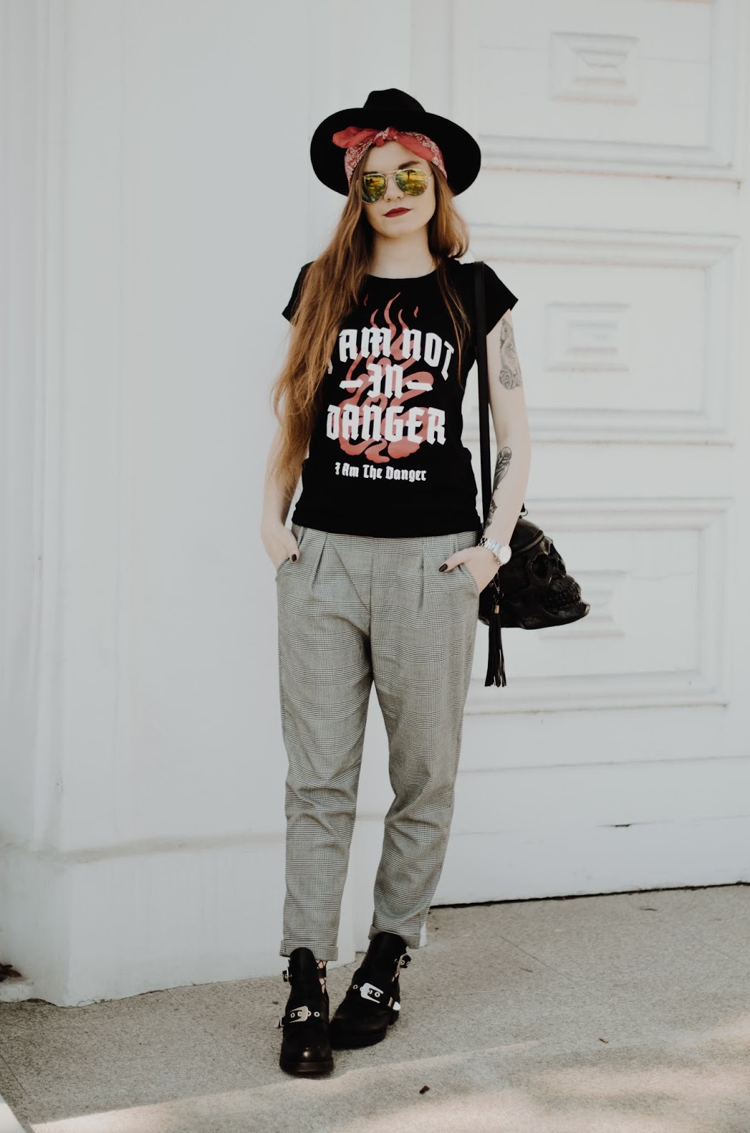 UNCARO: CHECKED PANTS - GRUNGE LOOK