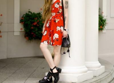 UNCARO: FLORAL SLIP DRESS