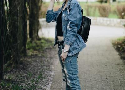 UNCARO: TOTAL DENIM LOOK.